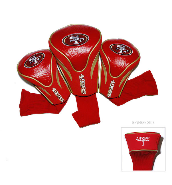 San Francisco 49ers 3 Pack Contour Headcovers