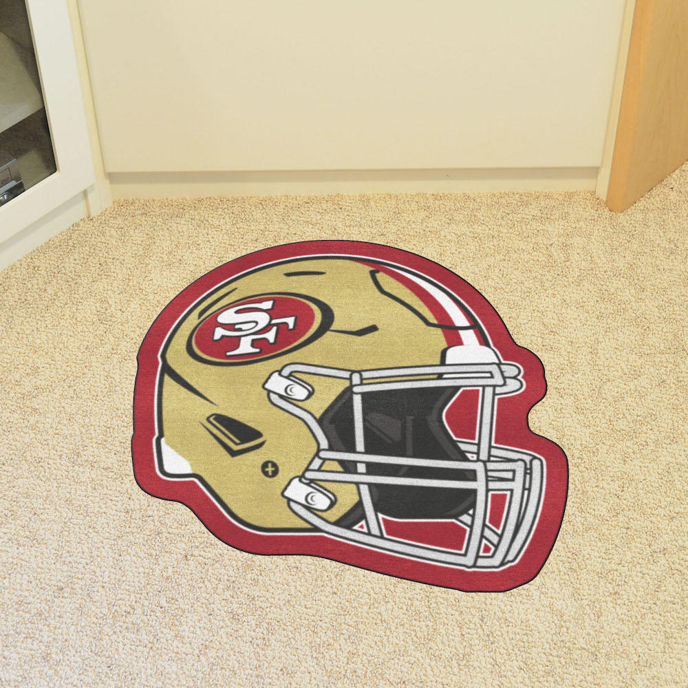 San Francisco 49ers NFL HELMET Mascot Mat