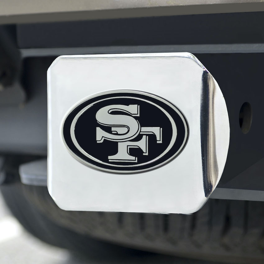 San Francisco 49ers Chrome Trailer Hitch Cover