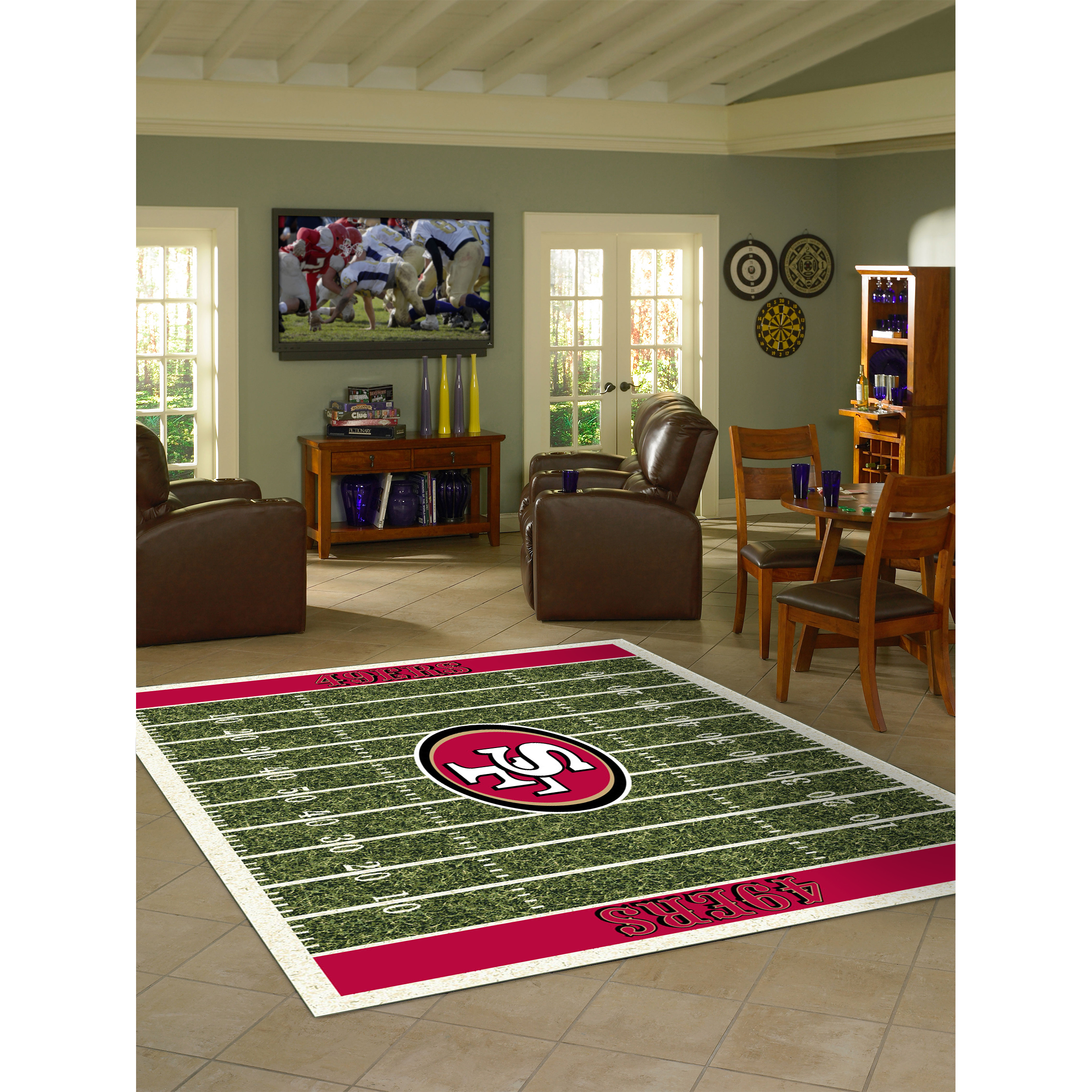 San Francisco 49ers 4 X 6 HOMEFIELD Rug