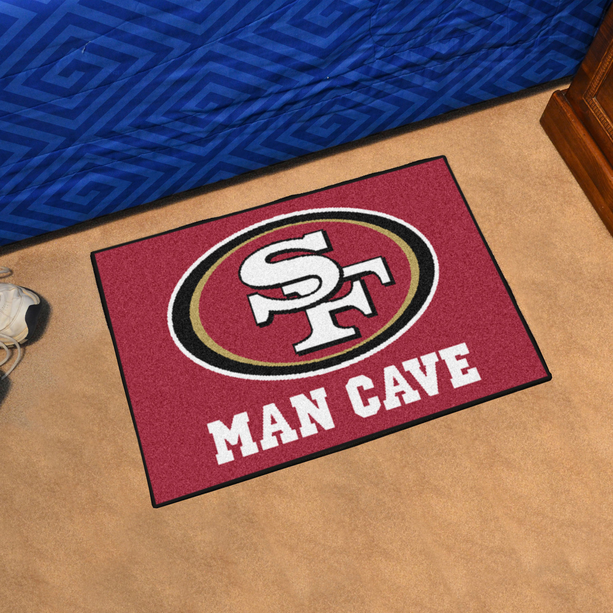 San Francisco 49ers MAN CAVE 20 x 30 STARTER Floor Mat