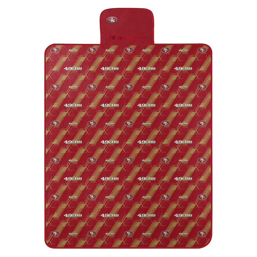 San Francisco 49ers Outdoor Fleece PicNic Blanket 60 x 72