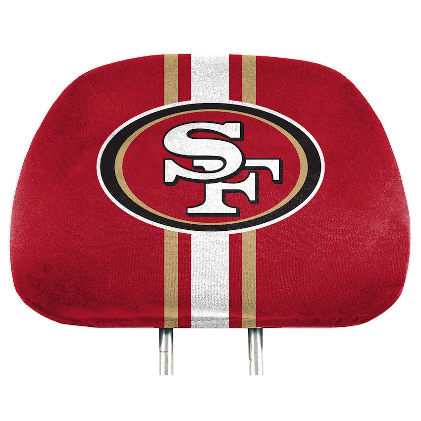 San Francisco 49ers Printed Head Rest Covers