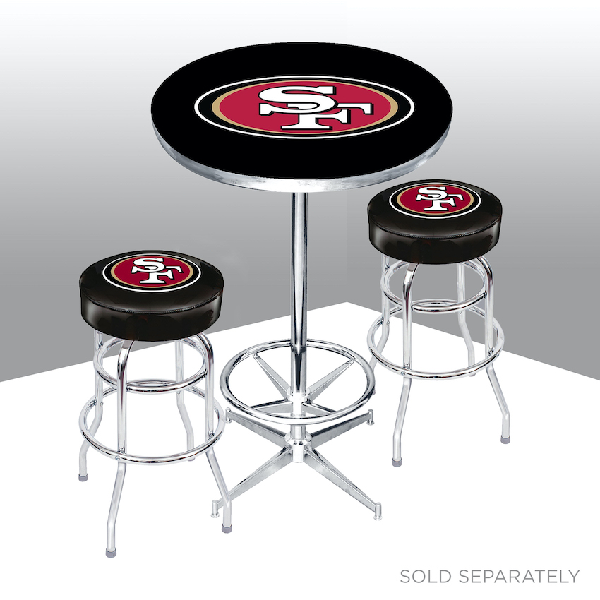 San Francisco 49ers Chrome Bar Stool