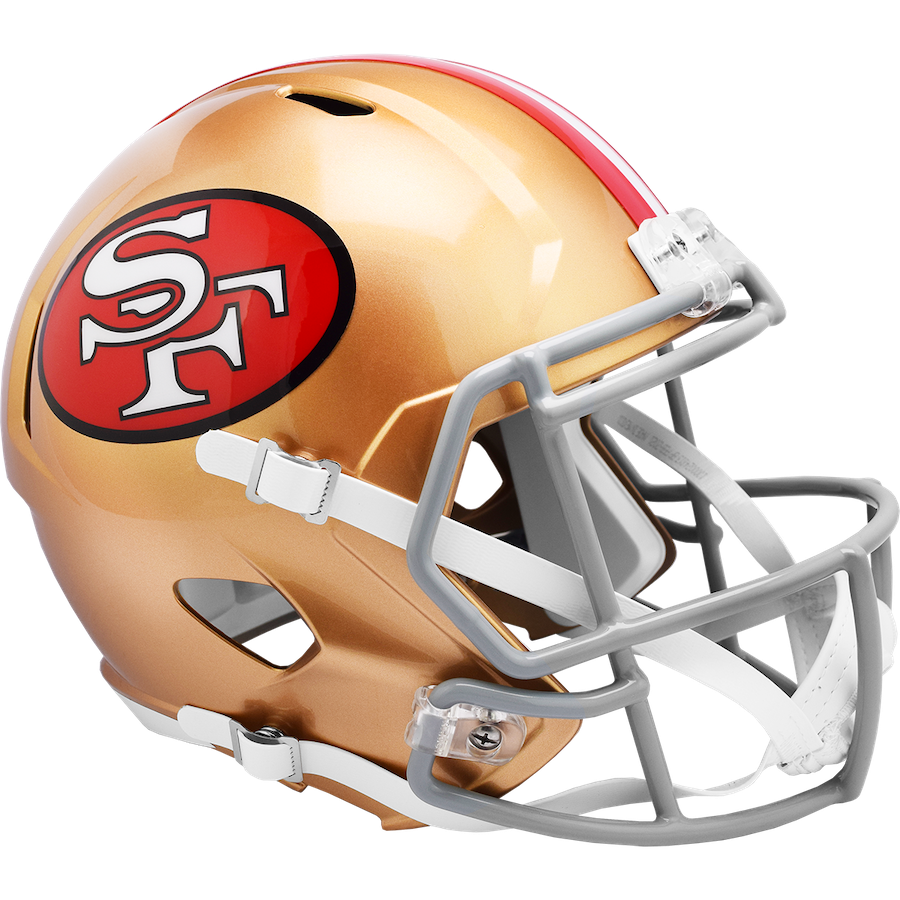 San Francisco 49ers Speed Replica THROWBACK Football Helmet 1964-1995