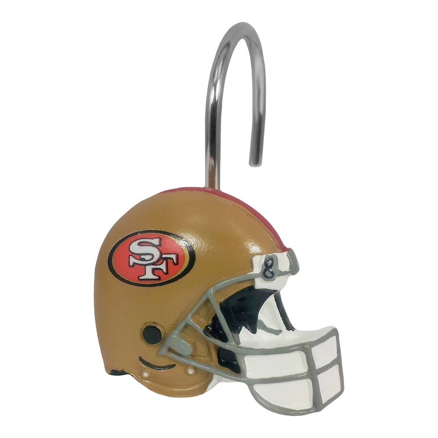 San Francisco 49ers Shower Curtain Rings