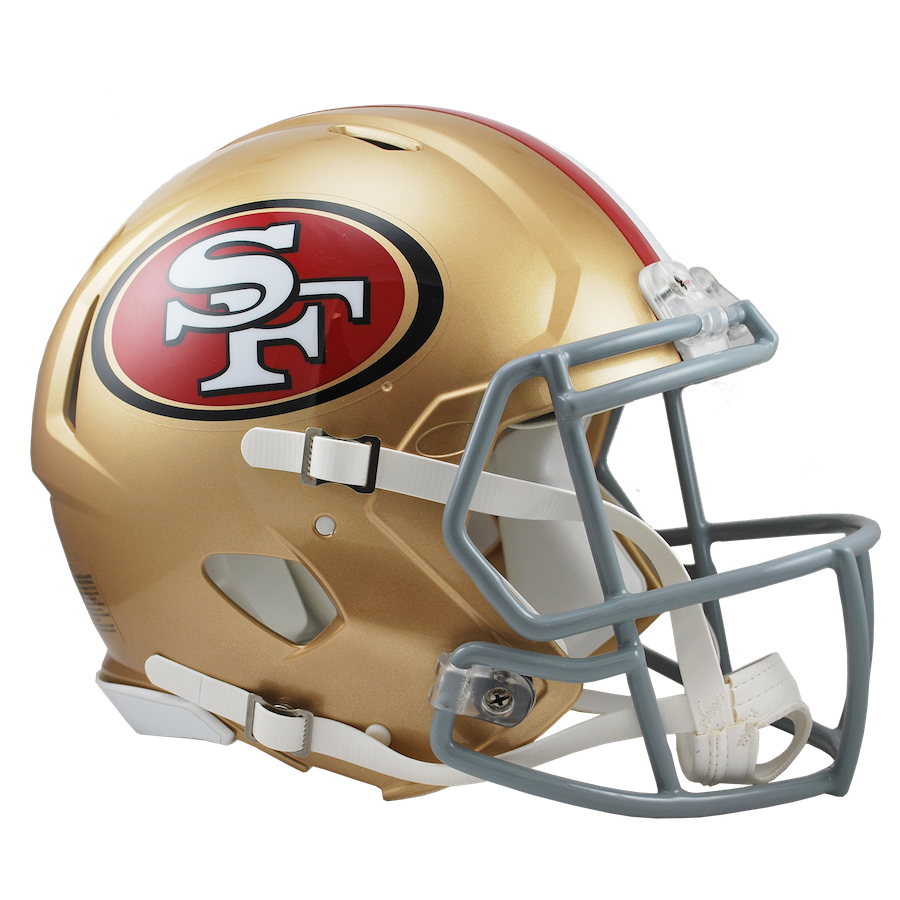 San Francisco 49ers SPEED Revolution Authentic Football Helmet