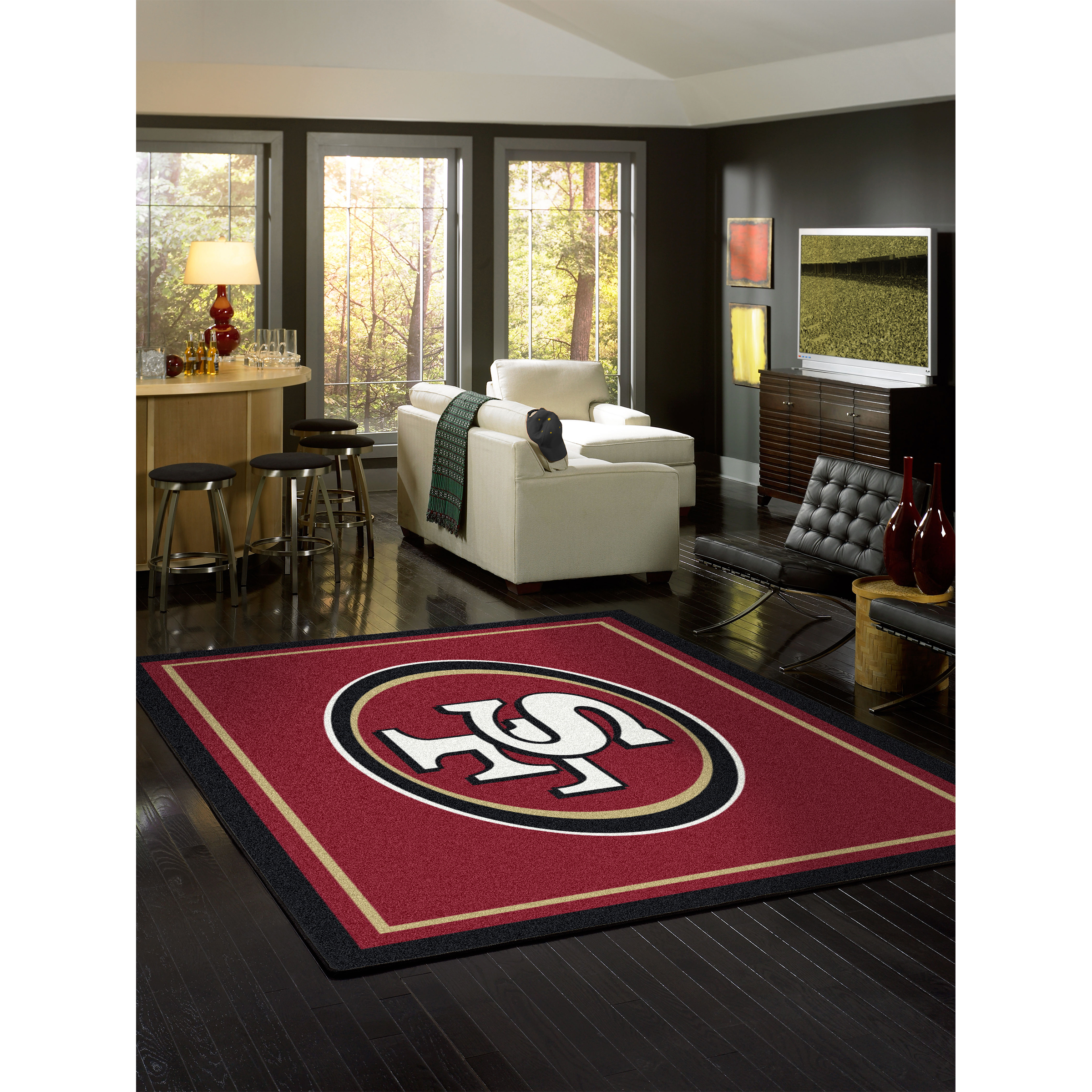 San Francisco 49ers 4 X 6 SPIRIT Rug