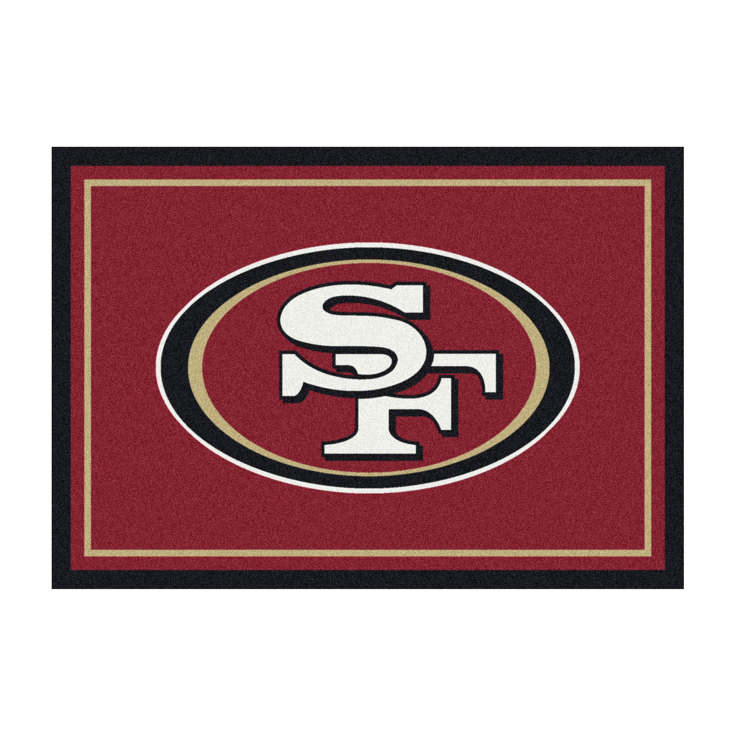 San Francisco 49ers 8 X 11 SPIRIT Rug