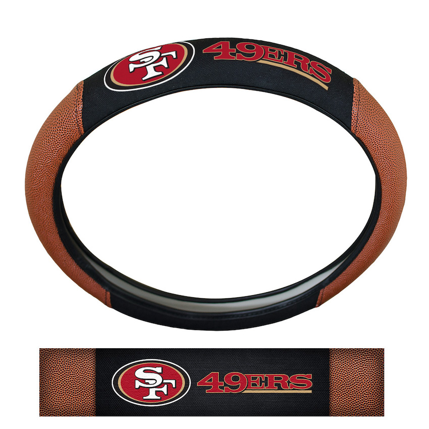 San Francisco 49ers Sport Grip Steering Wheel Cover