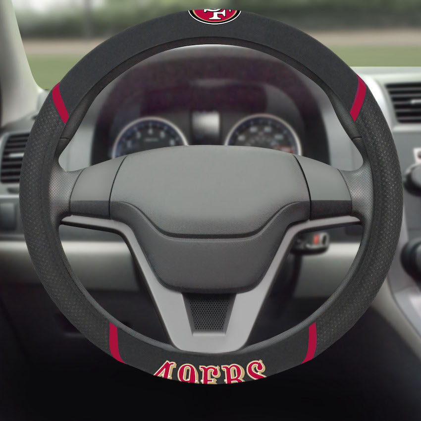 San Francisco 49ers Steering Wheel Cover