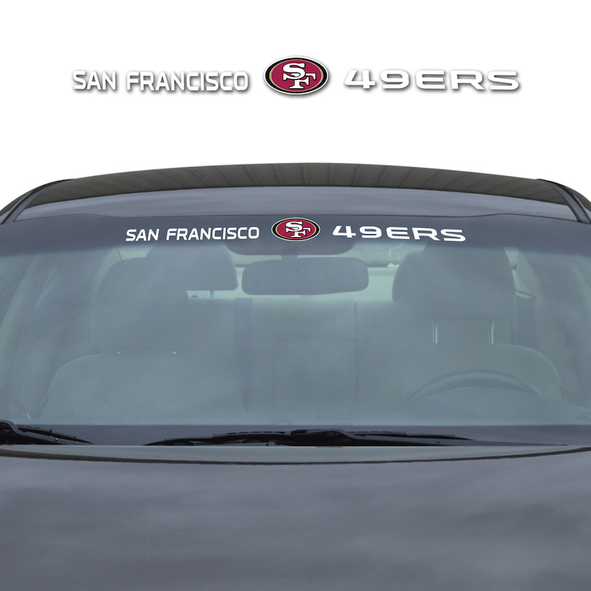 San Francisco 49ers Windshield Decal