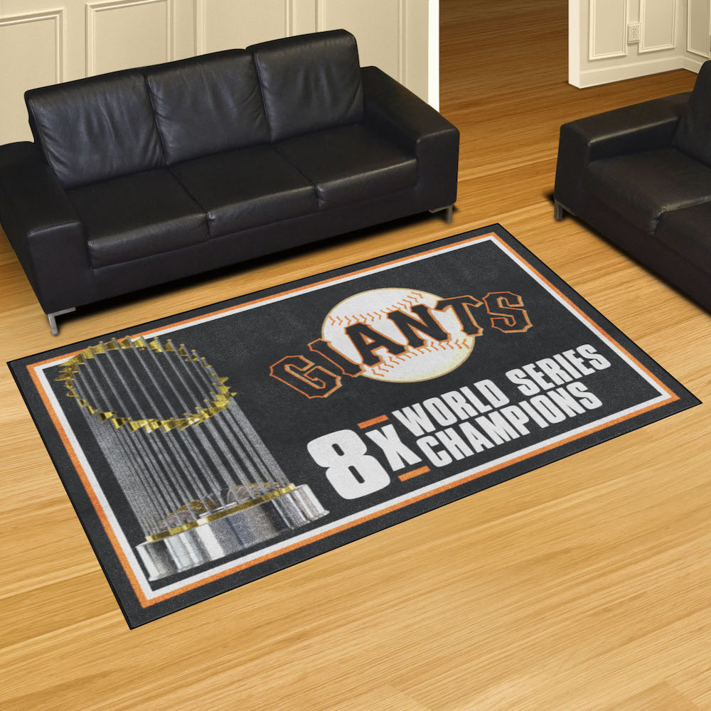 San Francisco Giants 5 x 8 DYNASTY Area Rug