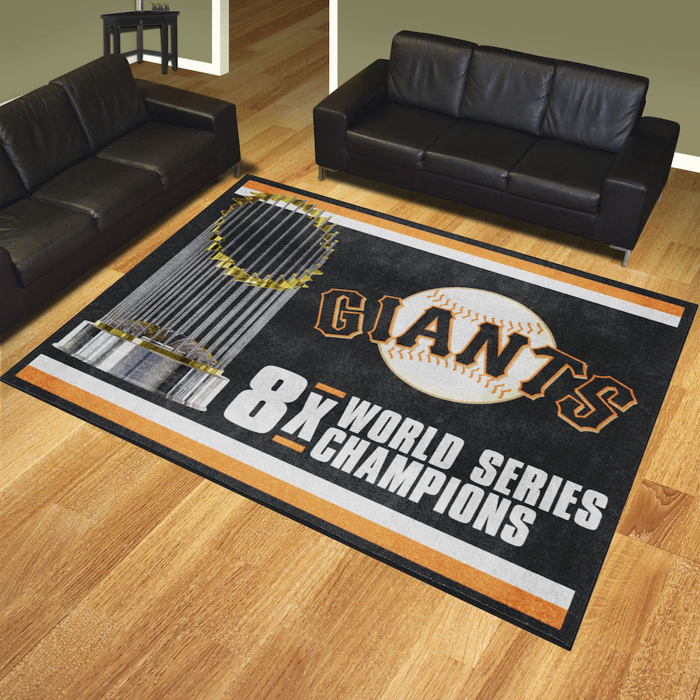 San Francisco Giants 8 x 10 DYNASTY Area Rug