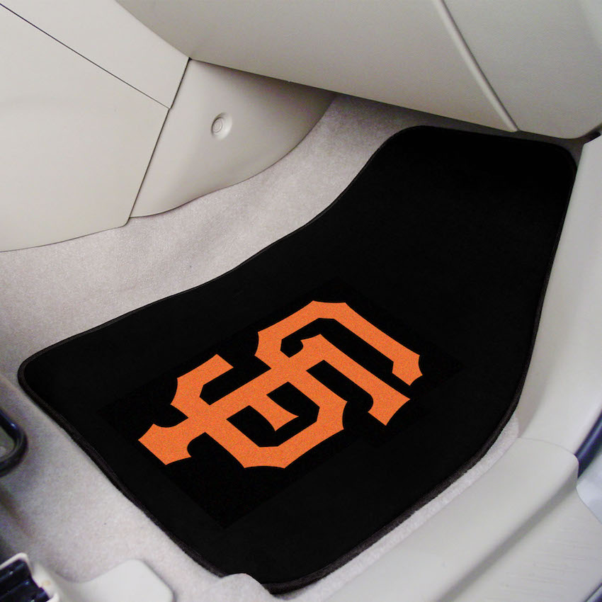 San Francisco Giants ALT LOGO Car Floor Mats 18 x 27 Carpeted-Pair