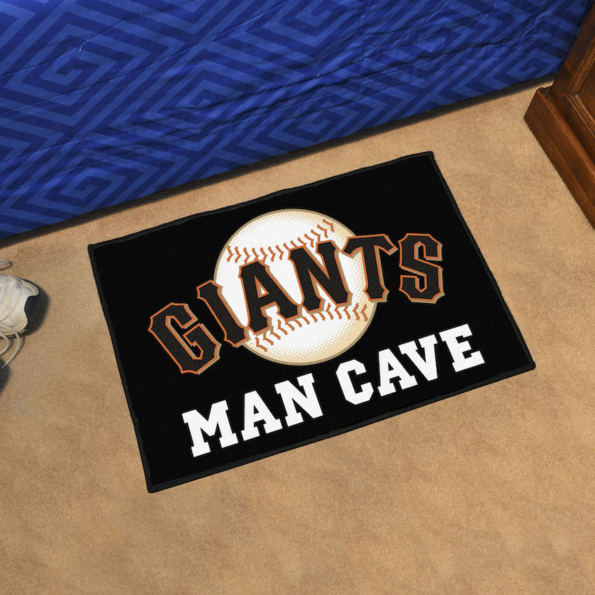 San Francisco Giants ALT LOGO MAN CAVE 20 x 30 STARTER Floor Mat