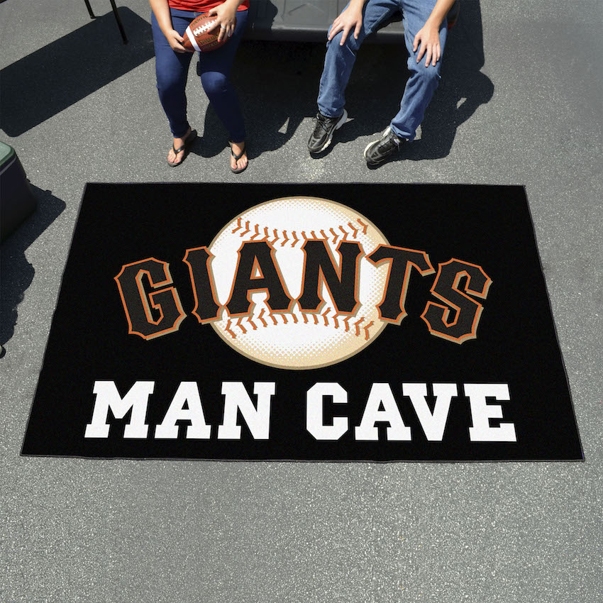 San Francisco Giants ALT LOGO UTILI-MAT 60 x 96 MAN CAVE Rug