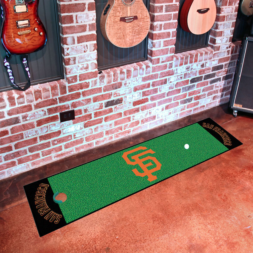 San Francisco Giants ALT LOGO Putting Green Mat 18 x 72