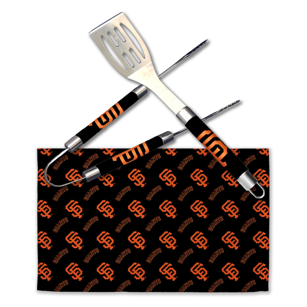 San Francisco Giants 3 Piece BBQ GRILL MASTER set