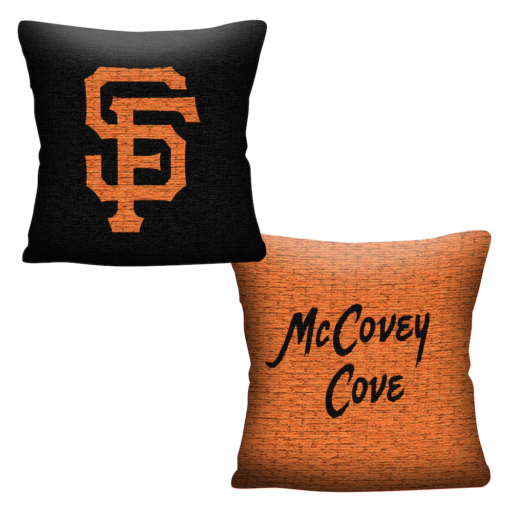 San Francisco Giants Double Sided INVERT Woven Pillow