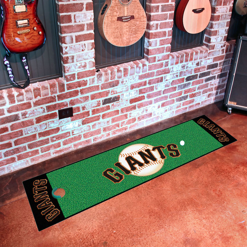 San Francisco Giants Putting Green Mat 18 x 72