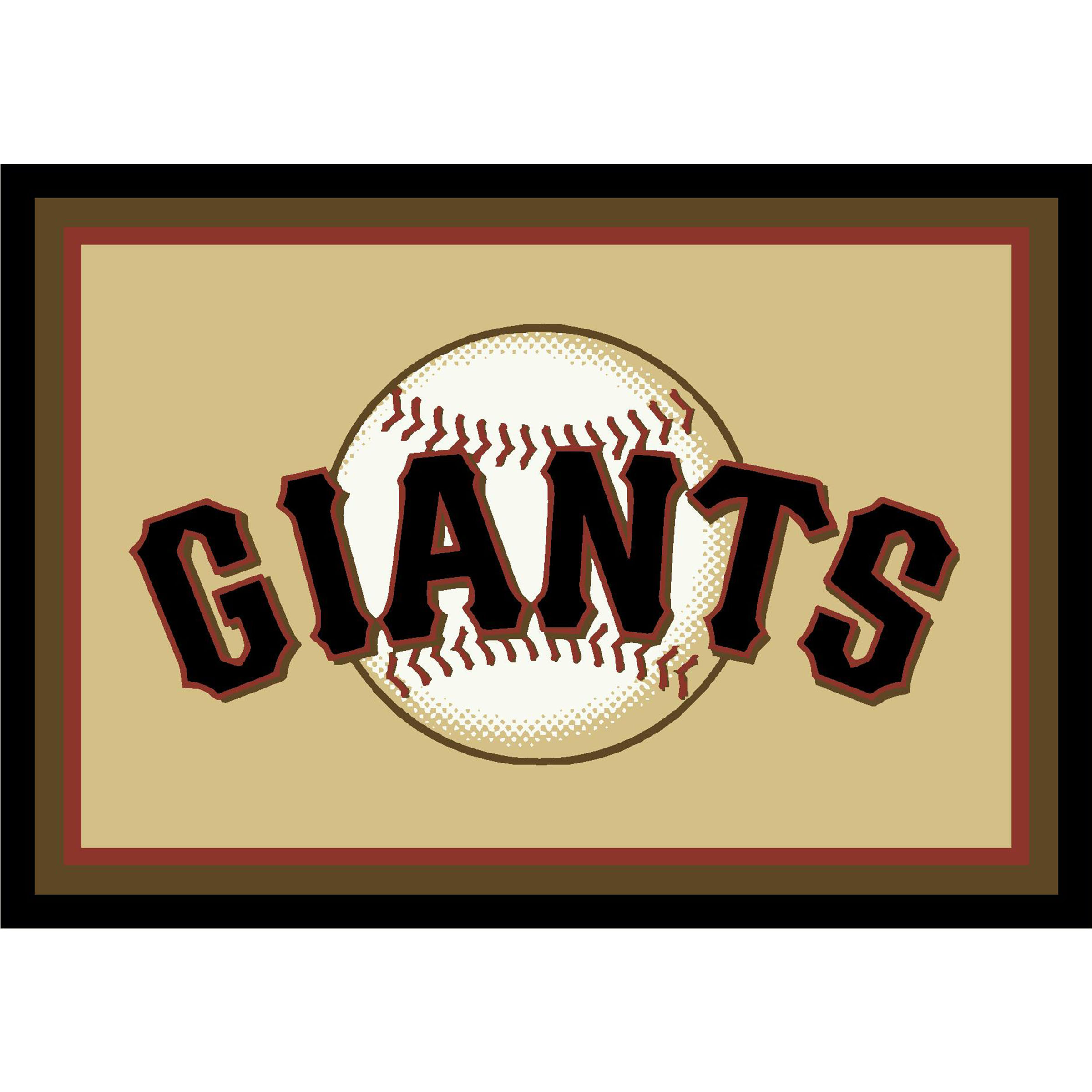 San Francisco Giants 4 X 6 SPIRIT Rug