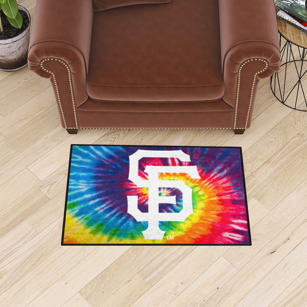 San Francisco Giants TIE-DIE 20 x 30 Starter Floor Mat