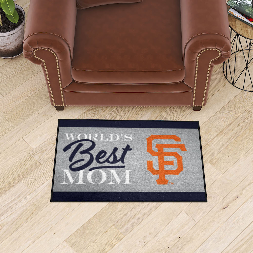 San Francisco Giants 20 x 30 WORLDS BEST MOM Floor Mat