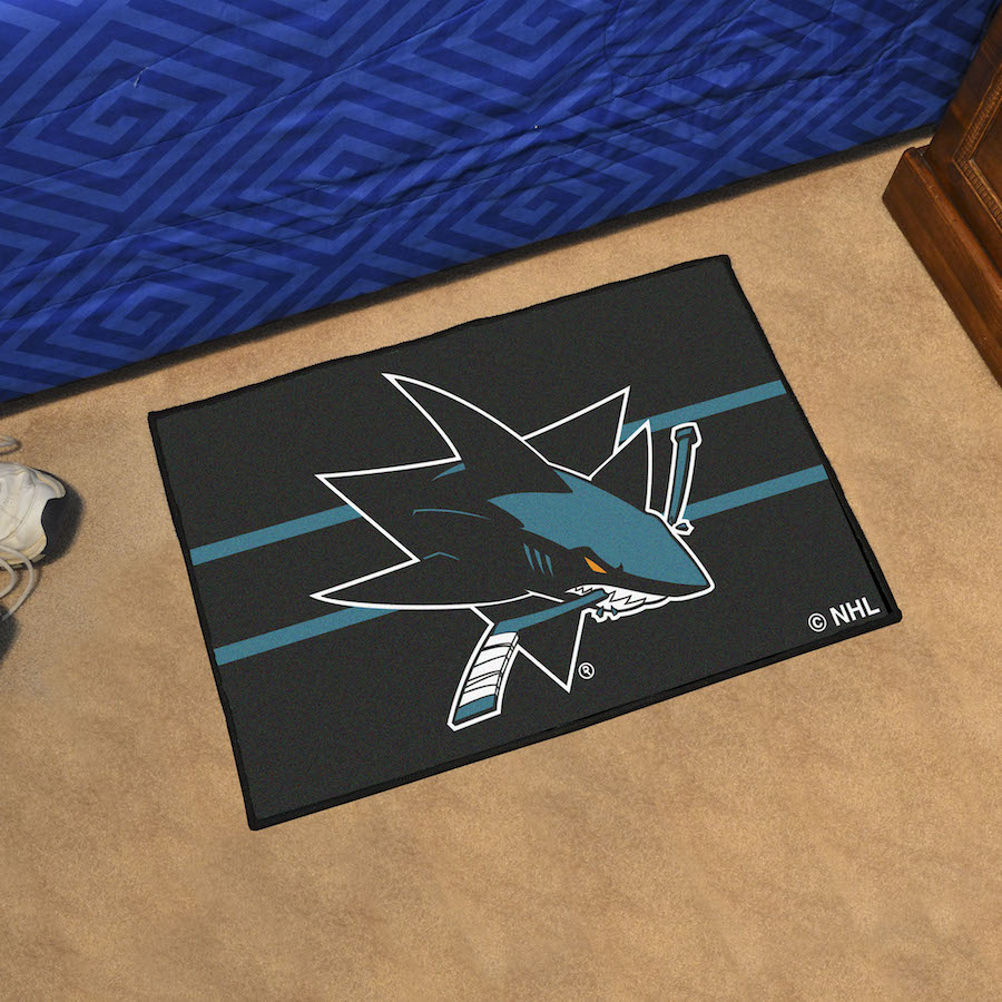 San Jose Sharks UNIFORM Themed Floor Mat