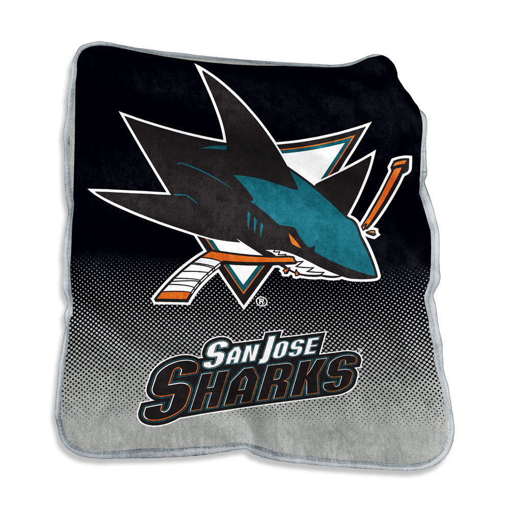 Logo Brands. San Jose Sharks Raschel Throw