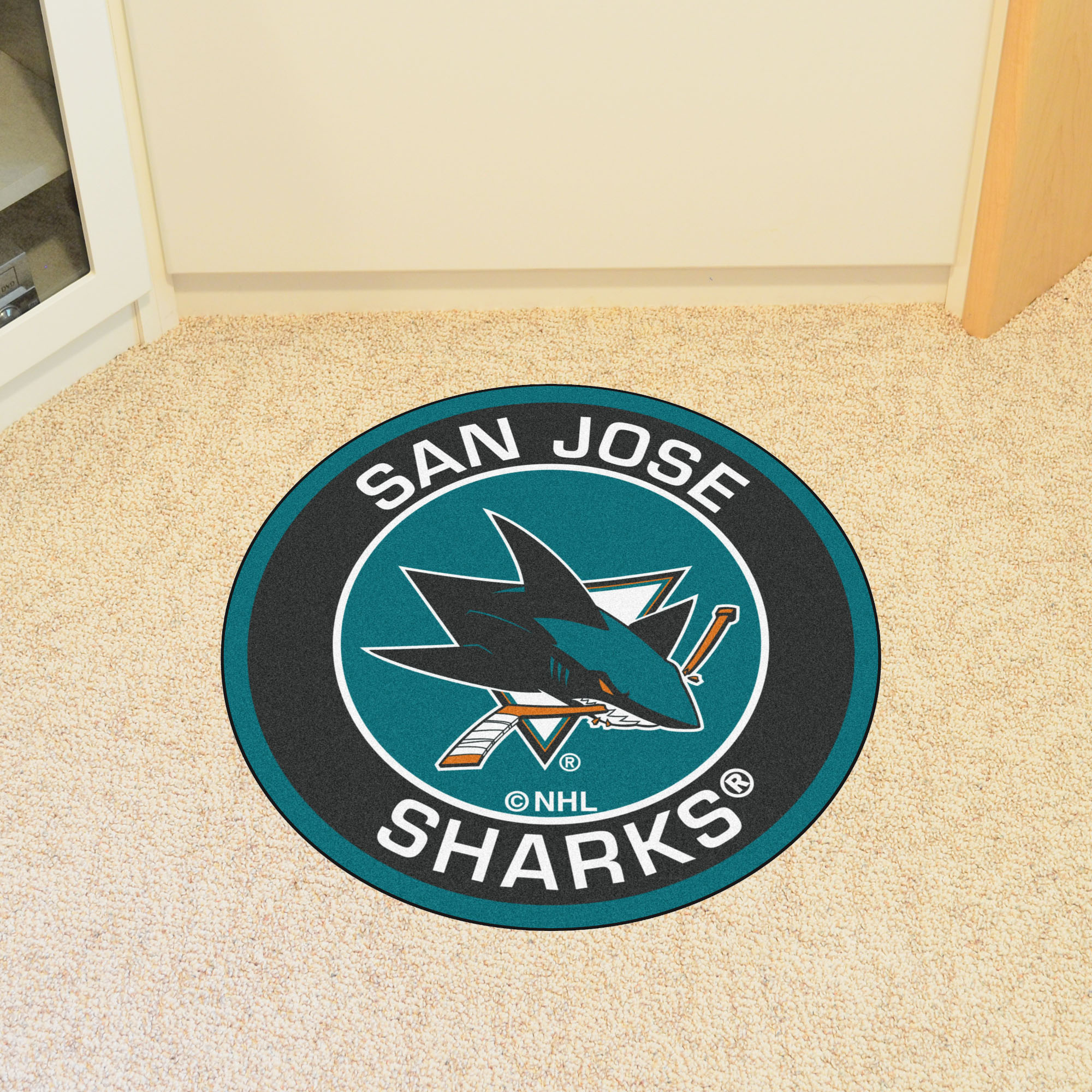 San Jose Sharks Roundel Mat