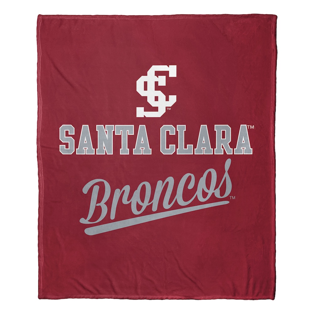 Santa Clara Broncos ALUMNI Silk Touch Throw Blanket 50 x 60 inch