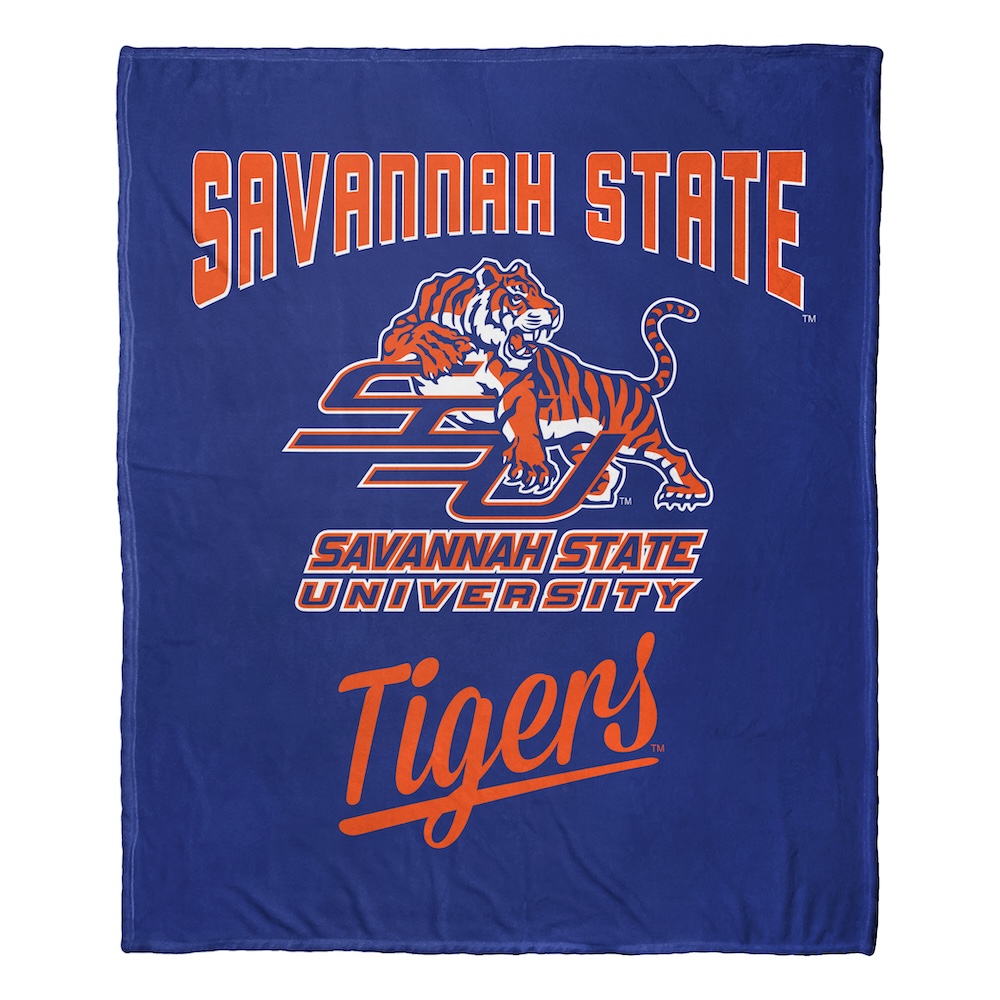 Savannah State Tigers ALUMNI Silk Touch Throw Blanket 50 x 60 inch