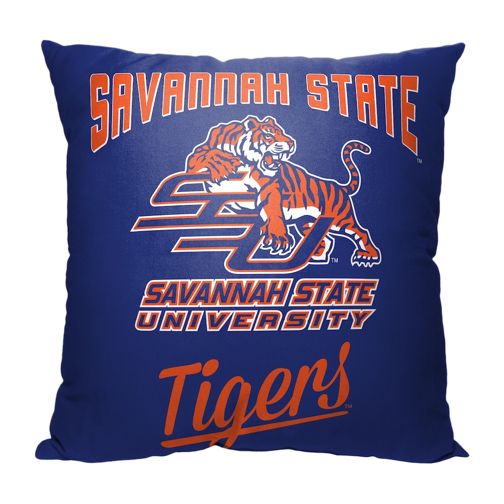 Savannah State Tigers ALUMNI Decorative Throw Pillow 18 x 18 inch