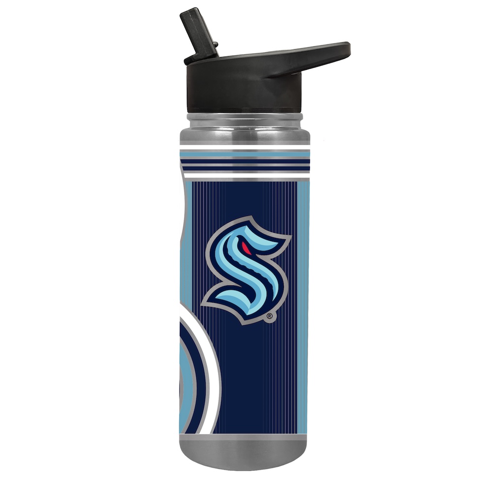 Seattle Kraken COOL VIBES 24 oz Thirst Hydration Water Bottle