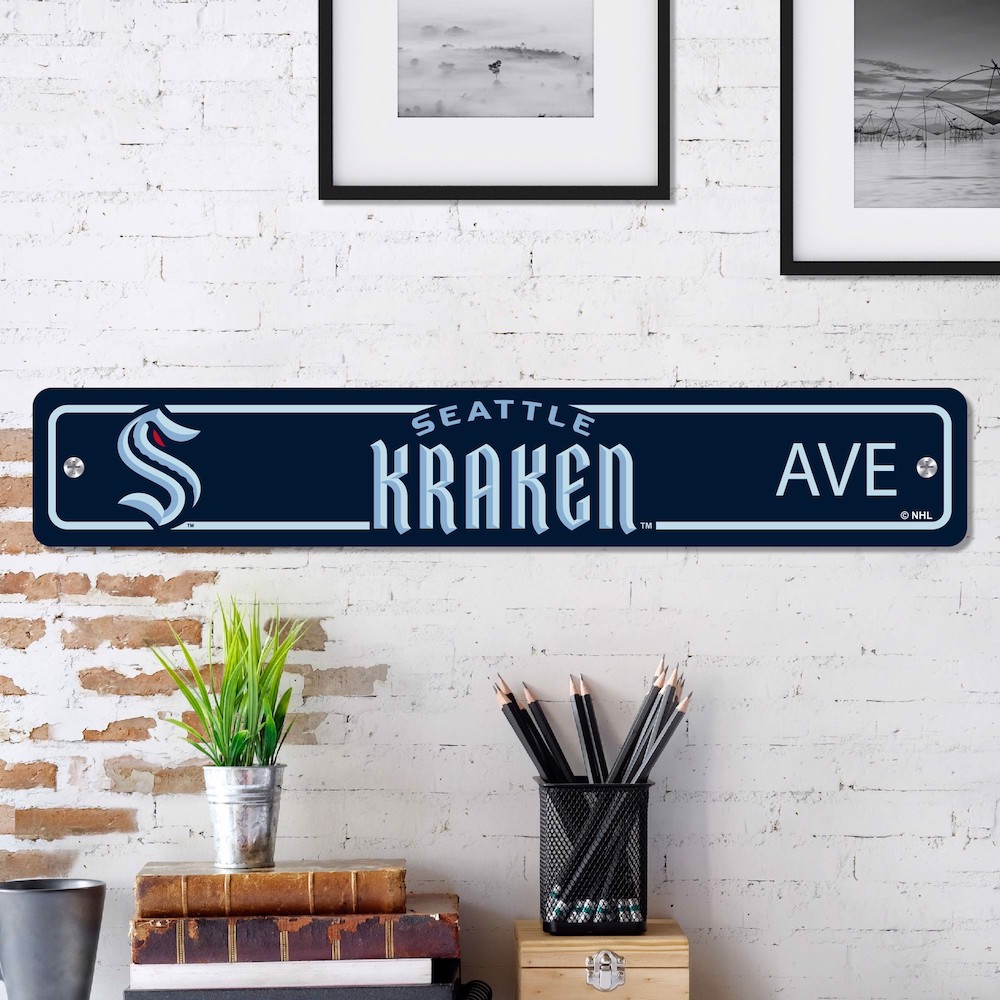 Seattle Kraken Street Sign