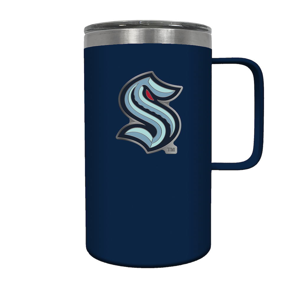 Seattle Kraken 18 oz HUSTLE Travel Mug - Team Color