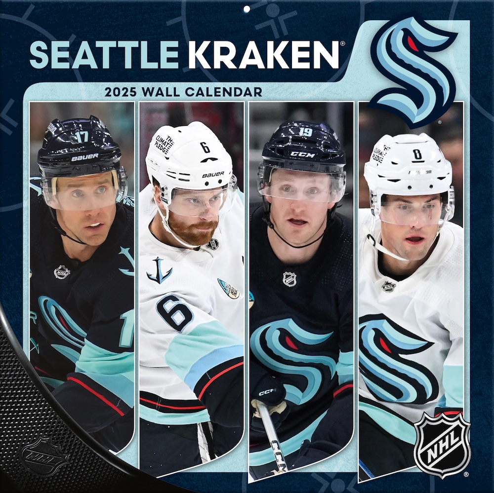 Seattle Kraken 2025 NHL Team Wall Calendar