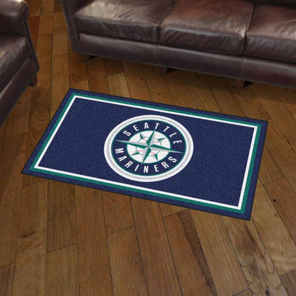 Seattle Mariners 3x5 Area Rug