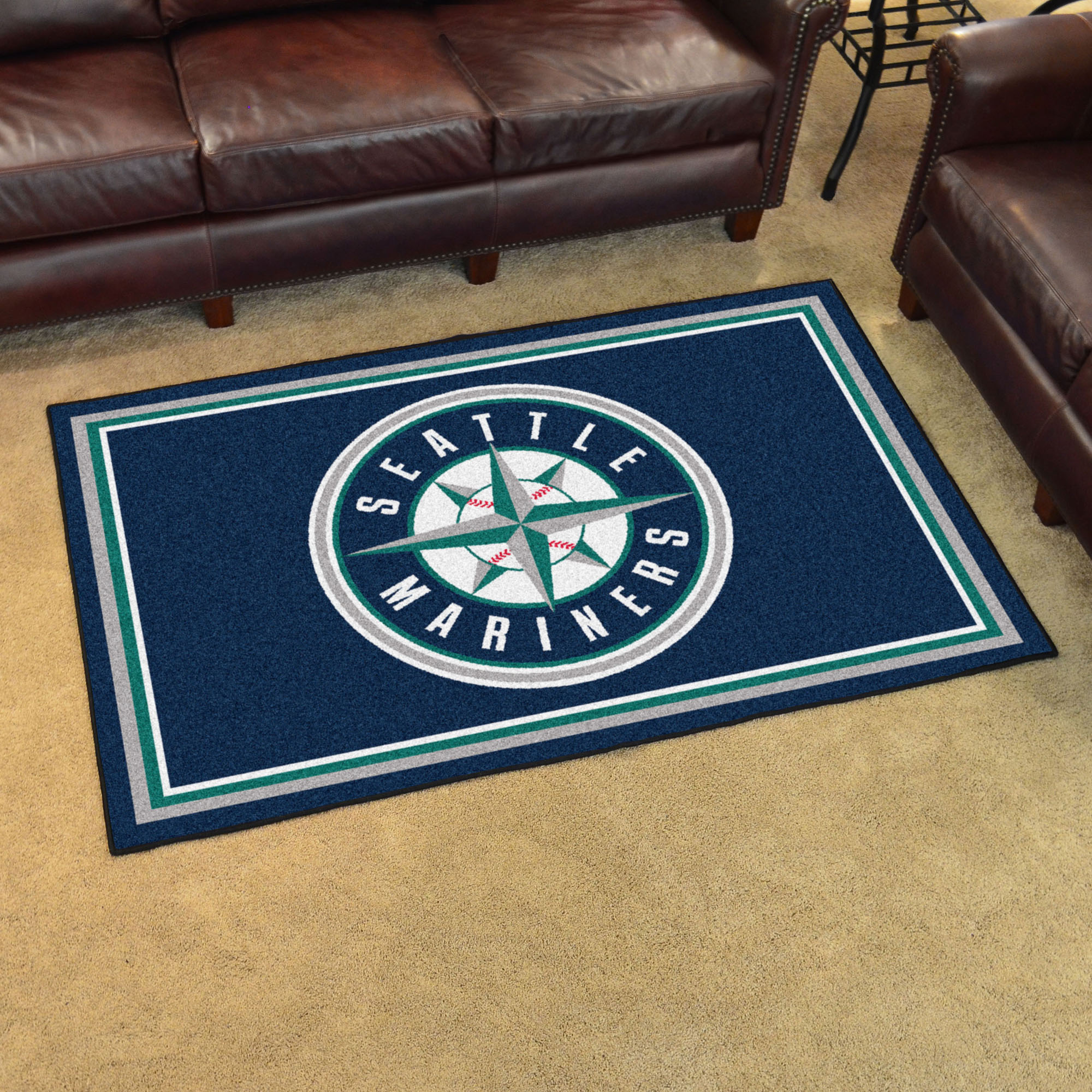 Seattle Mariners 4x6 Area Rug