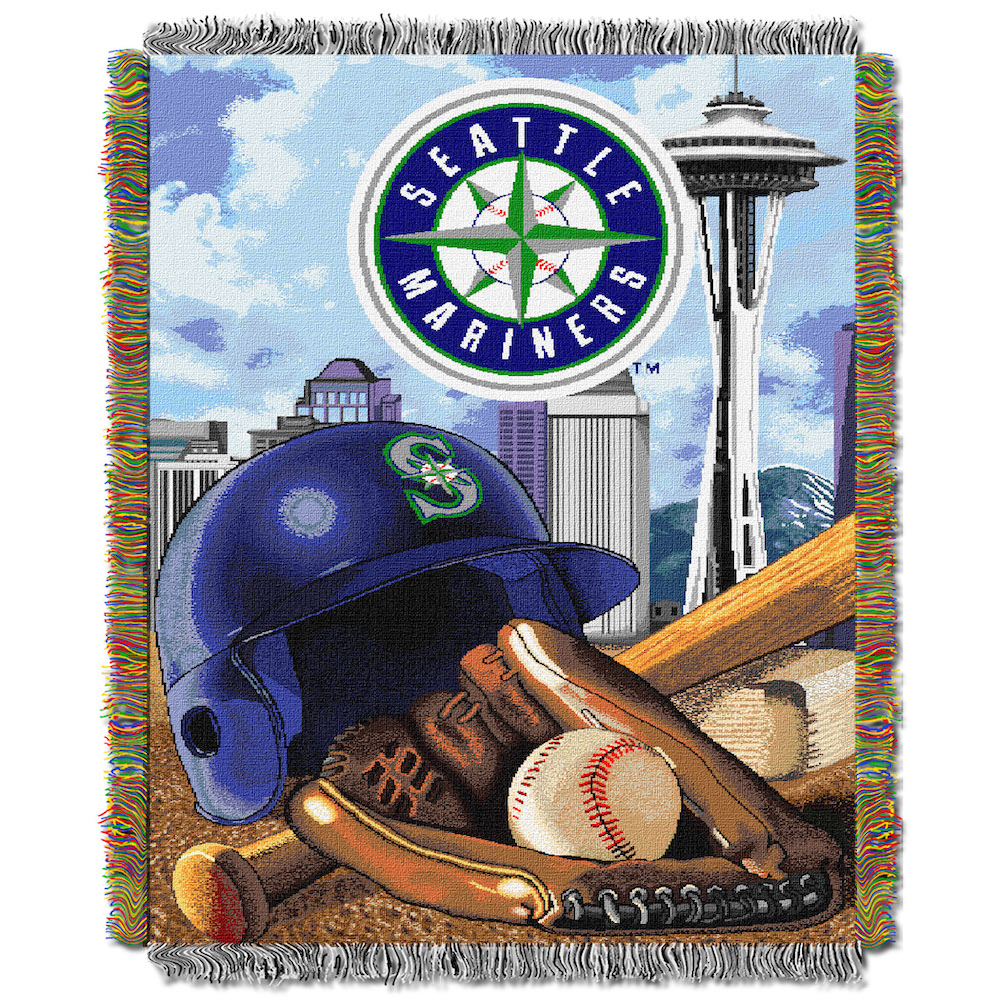 Seattle Mariners Home Field Advantage Series Tapestry Blanket 48 x 60