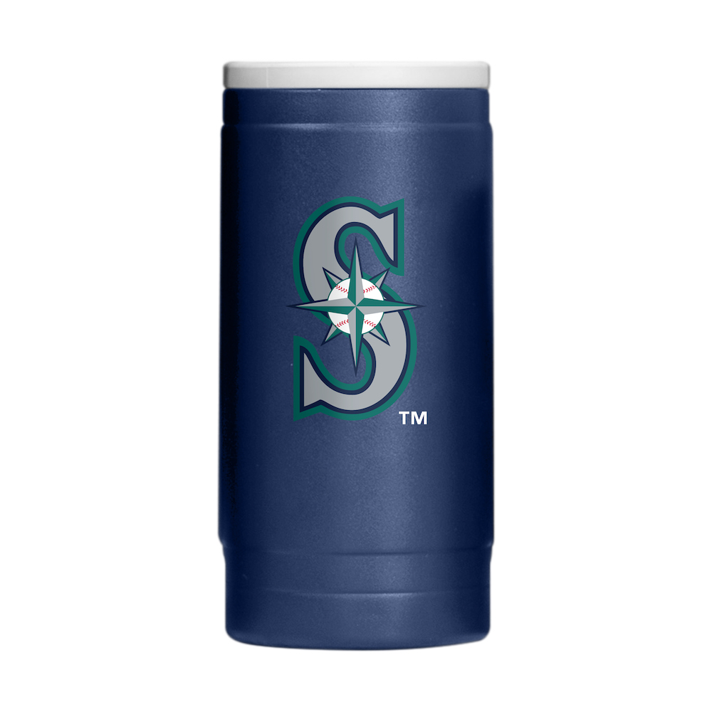 Seattle Mariners Powder Coated 12 oz. Slim Can Coolie