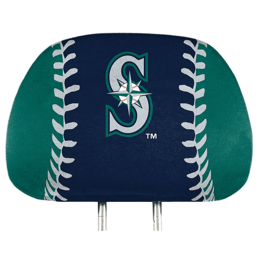 Seattle Mariners Printed Head Rest Covers