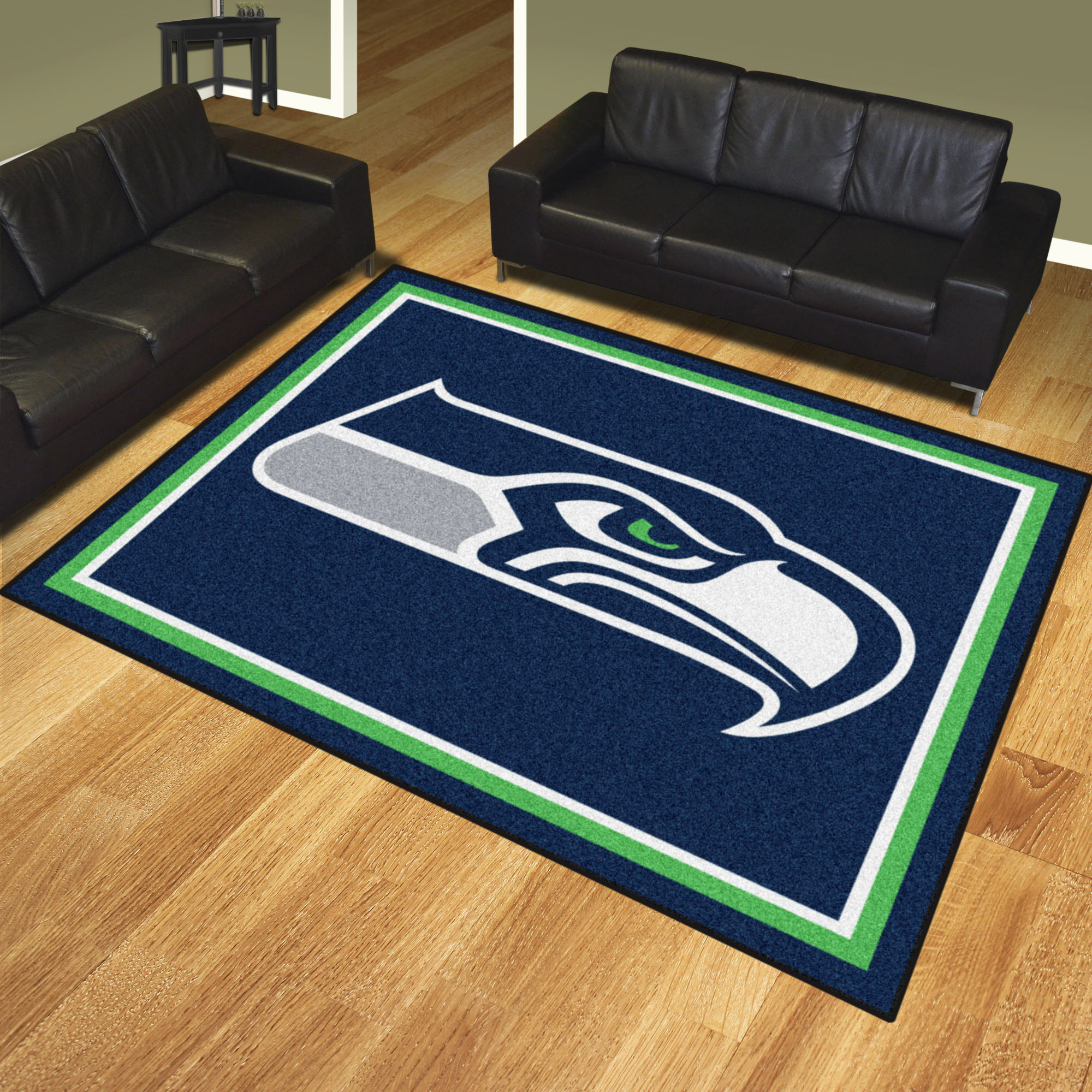 Seattle Seahawks Ultra Plush 8x10 Area Rug