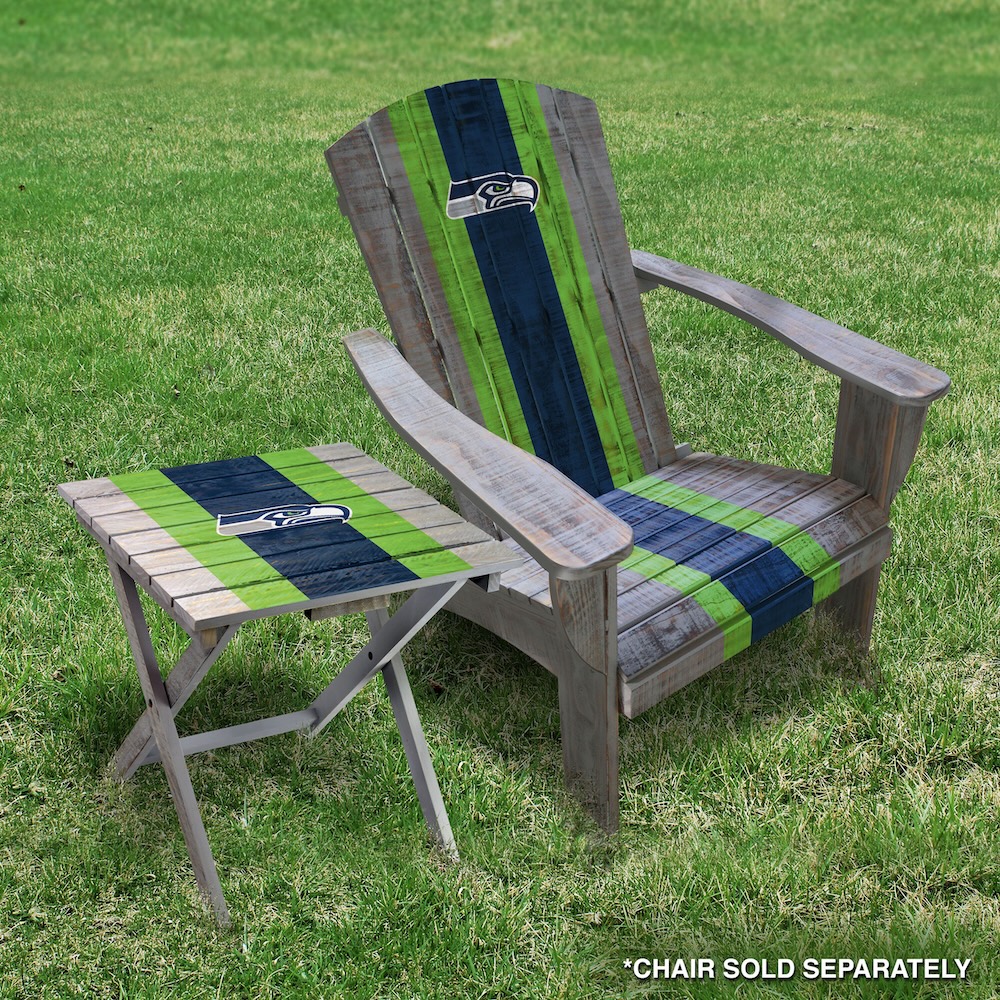 Seattle Seahawks Wooden Adirondack Folding Table