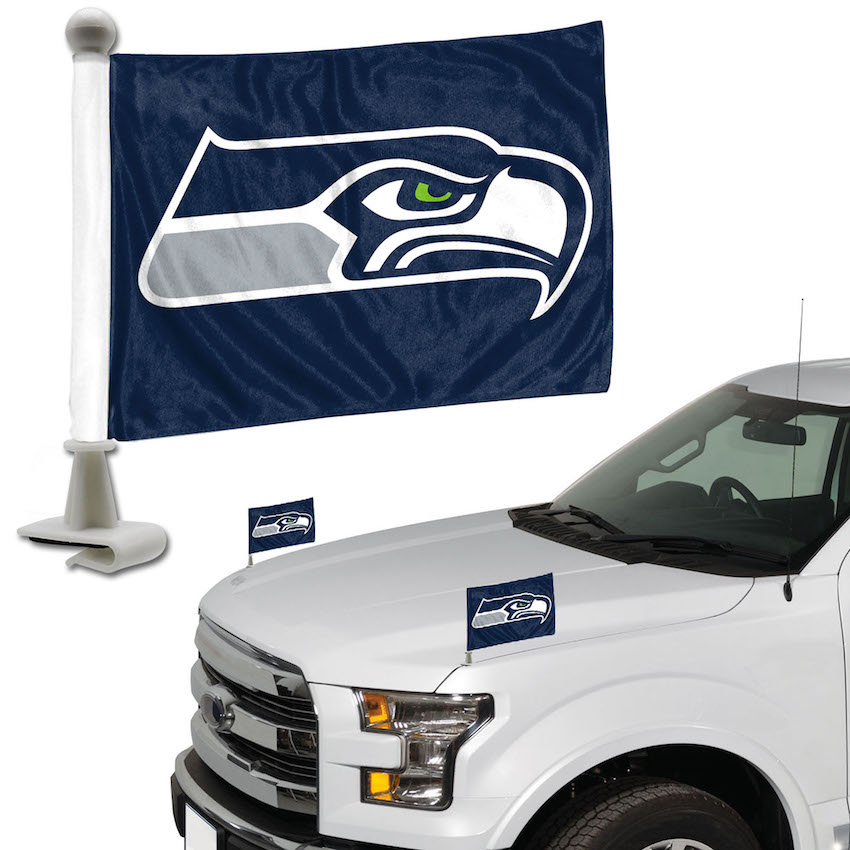 Seattle Seahawks Ambassador Car Flags