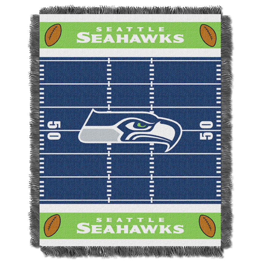 Seattle Seahawks Woven Baby Blanket 36 x 48