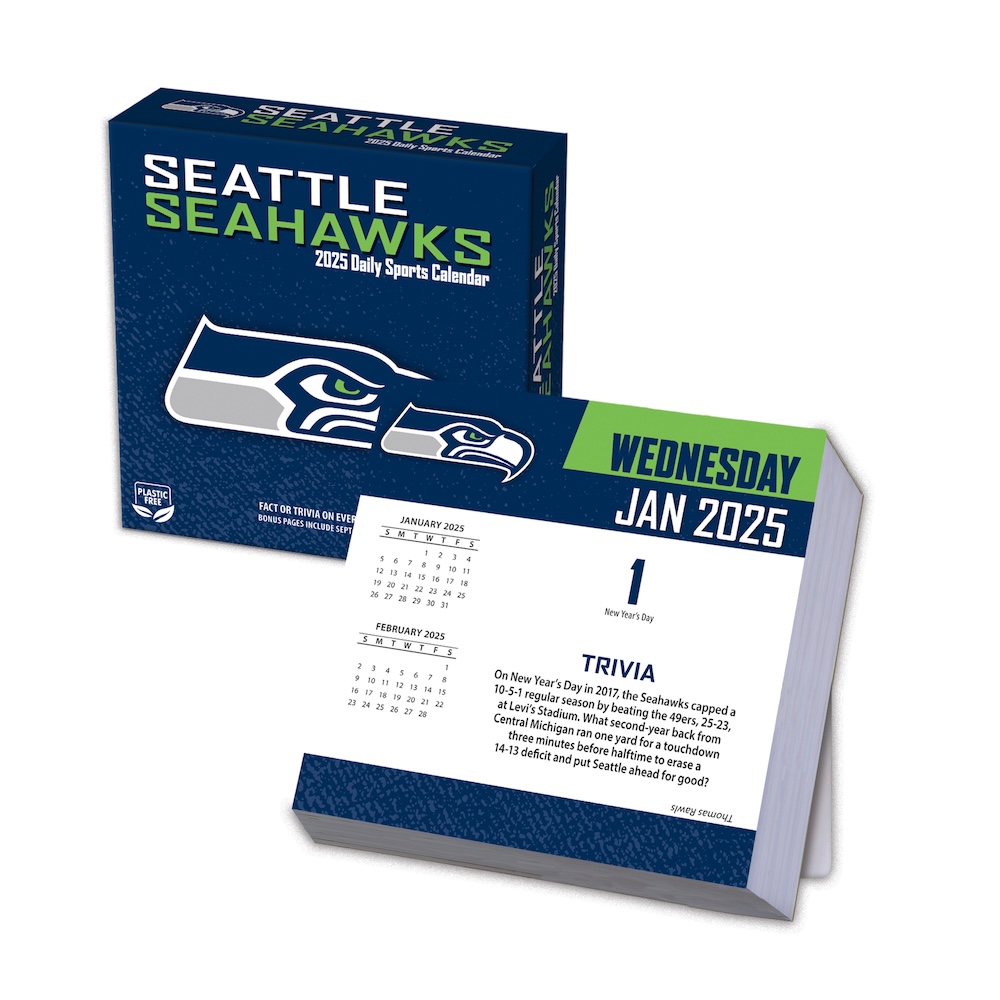 Seattle Seahawks 2025 NFL Page-A-Day Box Calendar