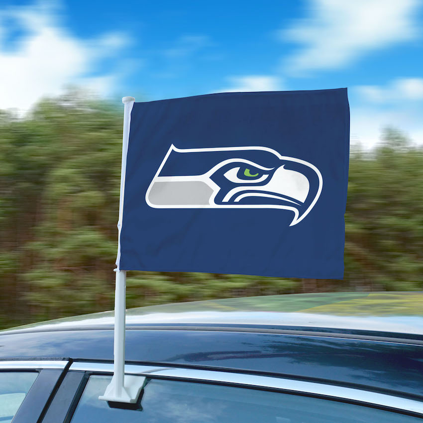 Seattle Seahawks Car Flag