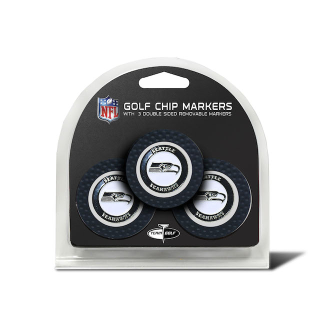 Seattle Seahawks 3 Pack Golf Chips